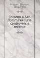 Intorno a San Tommaso : una controversia recente, Thomas Pegues 