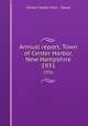 Annual report. Town of Center Harbor, New Hampshire. 1931, Center Harbor (N.H. : Town) 