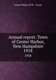 Annual report. Town of Center Harbor, New Hampshire. 1918, Center Harbor (N.H. : Town) 