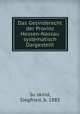 Das Gesinderecht der Provinz Hessen-Nassau systematisch Dargestellt, Siegfried Su?skind 