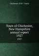 Town of Chichester, New Hampshire annual report. 1927, Chichester (N.H. : Town) 