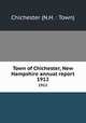 Town of Chichester, New Hampshire annual report. 1912, Chichester (N.H. : Town) 