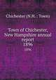 Town of Chichester, New Hampshire annual report. 1896, Chichester (N.H. : Town) 