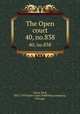 The Open court. 40, no.838, Paul Carus 