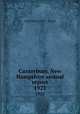 Canterbury, New Hampshire annual report. 1922, Canterbury (N.H. : Town) 