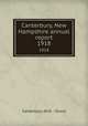 Canterbury, New Hampshire annual report. 1918, Canterbury (N.H. : Town) 