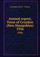 Annual report, Town of Croydon (New Hampshire). 1936, Croydon (N.H. : Town) 