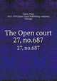 The Open court. 27, no.687, Paul Carus 