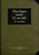 The Open court. 27, no.681, Paul Carus 