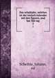 Das schaltjahr; welches ist der teutsch kalender mit den figuren, und hat 366 tag. 2, Scheible, Johann, ed 