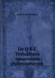 De Q.S.F. Tertulliano opusculum philosophicum ., Amedee de Margerie 