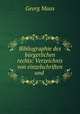 Bibliographie des burgerlichen rechts: Verzeichnis von einzelschriften und ., Georg Maas 