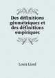 Des definitions geometriques et des definitions empiriques, Louis Liard 