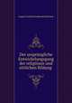 Der ursprungliche Entwickelungsgang der religiosen und sittlichen Bildung ., August Gottlob Ferdinand Schirmer 