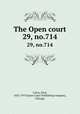 The Open court. 29, no.714, Paul Carus 