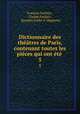 Dictionnaire des theatres de Paris. Tome 5, F. Parfaict 