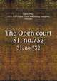 The Open court. 31, no.732, Paul Carus 