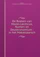De Boeken van Mozes Leviticus, Numeri en Deuteronomium : in het Makassaarsch, Matthes, B. F,Nederlands Bijbelgenootschap op Celebes 
