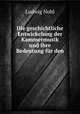Die geschichtliche Entwickelung der Kammermusik, Ludwig Nohl 