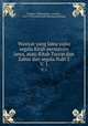 Wasiyat yang lama yaitu segala Kitab perajanjin lama, atau, Kitab Taurat dan Zabur dan segala Nabi 2. V. 1, Klinkert, Hillebrandus Cornelius, 1829-1913,Nederlands Bijbelgenootschap 