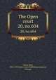 The Open court. 20, no.604, Paul Carus 