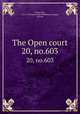 The Open court. 20, no.603, Paul Carus 