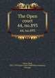 The Open court. 44, no.893, Paul Carus 