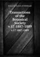 Transactions of the Botanical Society. v.17 1887-1889, Botanical Society of Edinburgh 