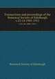 Transactions and proceedings of the Botanical Society of Edinburgh. v.23-24 1905-1911, Botanical Society of Edinburgh 