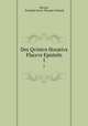 Des Qvintvs Horativs Flaccvs Episteln. 1, Horace, Friedrich Ernst Theodor Schmid 