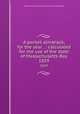 A pocket almanack, for the year . : calculated for the use of the state of Massachusetts-Bay. 1829, American Almanac Collection (Library of Congress) DLC 