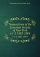 Transactions of the Linnaean Society of New York. v.1-2 1882-1884, Linnaean Society of New York 