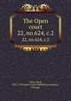 The Open court. 22, no.624, c.2, Paul Carus 