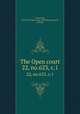 The Open court. 22, no.623, c.1, Paul Carus 