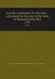 A pocket almanack, for the year . : calculated for the use of the state of Massachusetts-Bay. 1781, American Almanac Collection (Library of Congress) DLC 