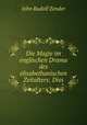 Die Magie im englischen Drama des elisabethanischen Zeitalters: Diss., John Rudolf Zender 