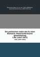 Die politischen reden des fursten Bismarck. Historischkritische gesammtausg.. 1.Bd. (1847-1852), Otto Bismarck 