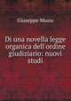 Di una novella legge organica dell