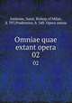 Omniae quae extant opera. 02, Ambrose, Saint, Bishop of Milan, d. 397,Prudentius, b. 348. Opera omnia 