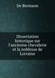 Dissertation historique sur l