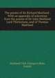 The poems of Sir Richard Maitland . With an appendix of selections from the poems of Sir John Maitland Lord Thirlestane, and of Thomas Maitland, Maitland Club (Glasgow),Bain, Joseph 