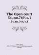 The Open court. 34, no.769, c.1, Paul Carus 