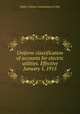 Uniform classification of accounts for electric utilities. Effective January 1, 1915, Public Utilities Commission of Ohio 