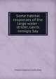 Some habitat responses of the large water-strider, Gerris remigis Say, Charles Frederick Curtis Riley 