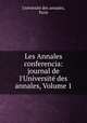 Les Annales conferencia: journal de l