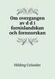 Om overgangen av d d i fornislandskan och fornnorskan, Hilding Celander 