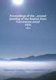 Proceedings of the . annual meeting of the Baptist State Convention serial. 1856, Baptist State Convention of North Carolina,Pasteur, John I 