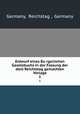 Entwurf eines Burgerlichen Gesetzbuchs in der Fassung der dem Reichtstag gemachten Vorlage. 1, Germany, Reichstag , Germany 