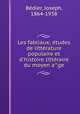 Les fabliaux; e?tudes de litte?rature populaire et d