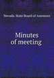Minutes of meeting ., Nevada. State Board of Assessors 